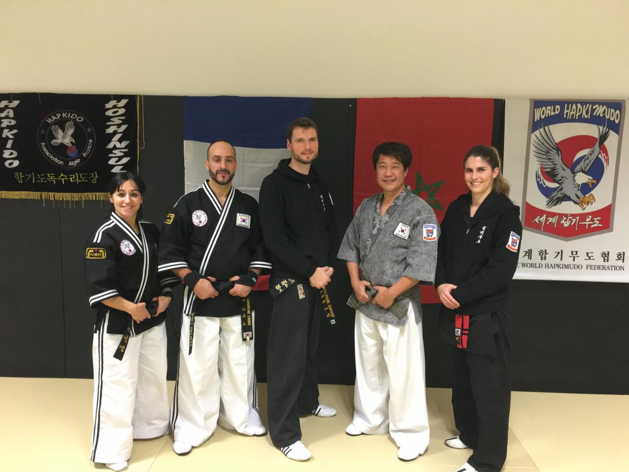 Passage de grade Hapkimudo 1er à 6 eme Dan à l'Asptt