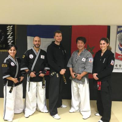 Passage de grade Hapkimudo 1er à 6 eme Dan à l'Asptt