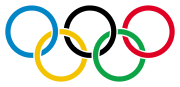 Olympic rings with transparent rims svg